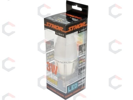 LED lemputė C37, E14, 3W, 230V, 210LM 3000K (83821) 2
