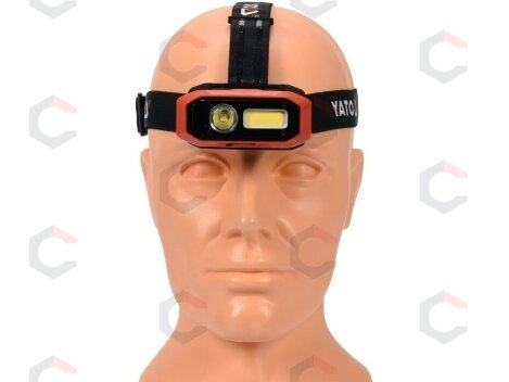 Lempa dedama ant galvos | lygus žibinto reguliavimas / judesio daviklis | 800LM AKU OSRAM LED (YT-08594) 1 Lempa dedama ant galvos | lygus žibinto reguliavimas / judesio daviklis | 800LM AKU OSRAM LED (YT-08594) 1