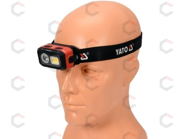Lempa dedama ant galvos | lygus žibinto reguliavimas / judesio daviklis | 500LM AKU/3XAAA OSRAM LED (YT-08593) 2 Lempa dedama ant galvos | lygus žibinto reguliavimas / judesio daviklis | 500LM AKU/3XAAA OSRAM LED (YT-08593) 2