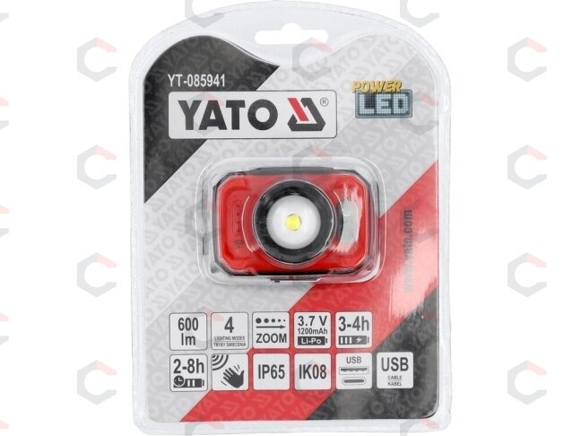 Lempa dedama ant galvos | 600LM AKU / judesio daviklis | LED (YT-085941) 10 Lempa dedama ant galvos | 600LM AKU / judesio daviklis | LED (YT-085941) 10