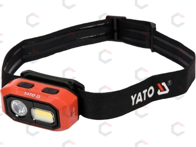 Lempa dedama ant galvos | lygus žibinto reguliavimas / judesio daviklis | 480LM AKU OSRAM LED (YT-08592)