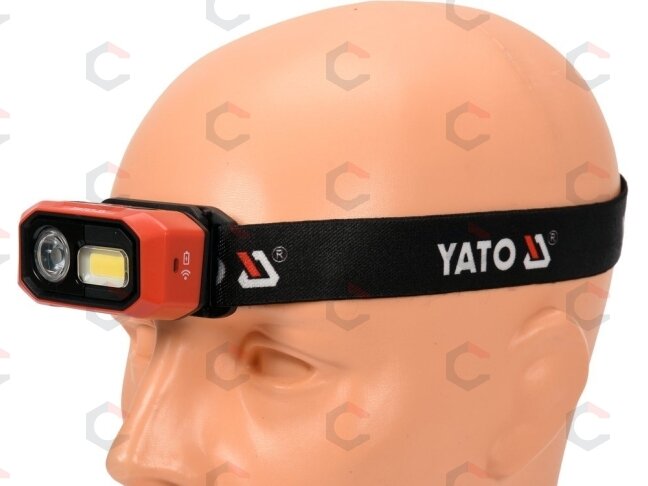 Lempa dedama ant galvos | lygus žibinto reguliavimas / judesio daviklis | 480LM AKU OSRAM LED (YT-08592) 2