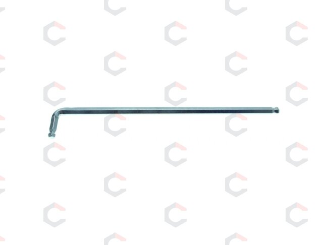 Lenktas vidinis šešiakampis raktas 6 mm iš BGS 8155 (8155-24) Lenktas vidinis šešiakampis raktas 6 mm iš BGS 8155 (8155-24)