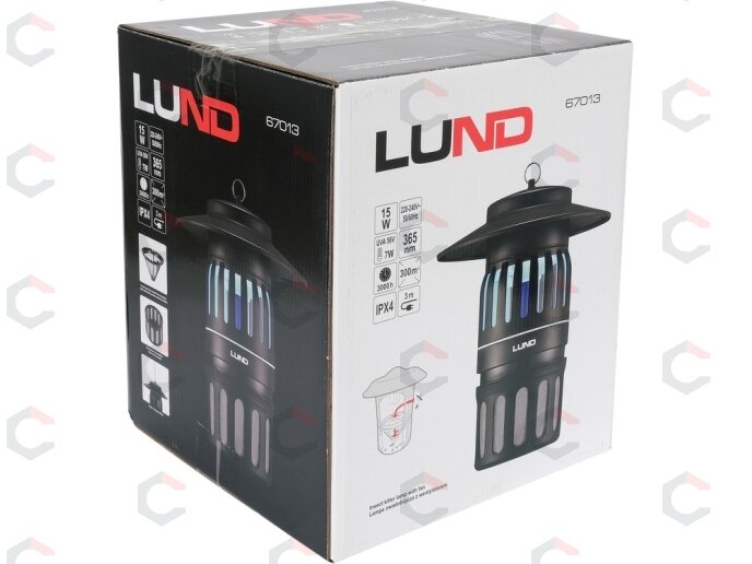 Lempa nuo vabzdžių | su ventiliatoriumi | UV-A 15W, IPX4 (67013) 3 Lempa nuo vabzdžių | su ventiliatoriumi | UV-A 15W, IPX4 (67013) 3
