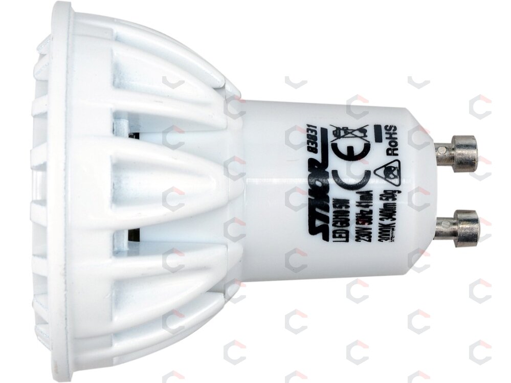 LED lemputė GU10 230V 5W 340LM 3000K (83831) 1