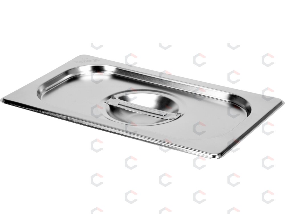 Dangtis nerūdijančio plieno GN 1/4 indui | 265 × 162 mm (YG-00373) Dangtis nerūdijančio plieno GN 1/4 indui | 265 × 162 mm (YG-00373)