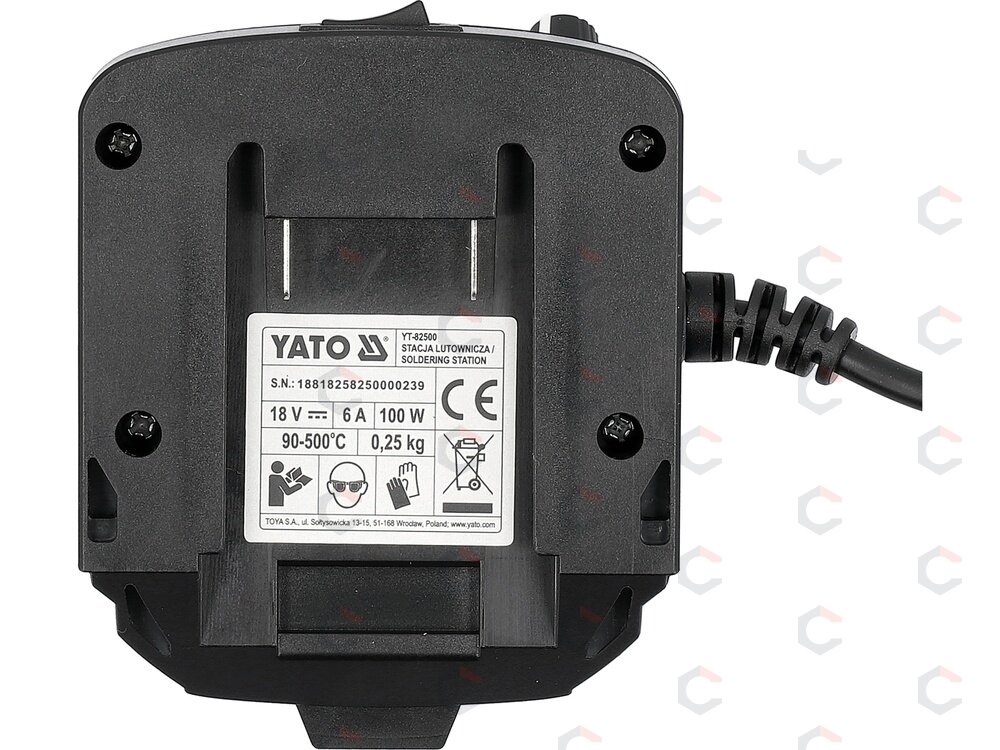Litavimo stotelė C245 18V | be baterijos (YT-82500) 6 Litavimo stotelė C245 18V | be baterijos (YT-82500) 6