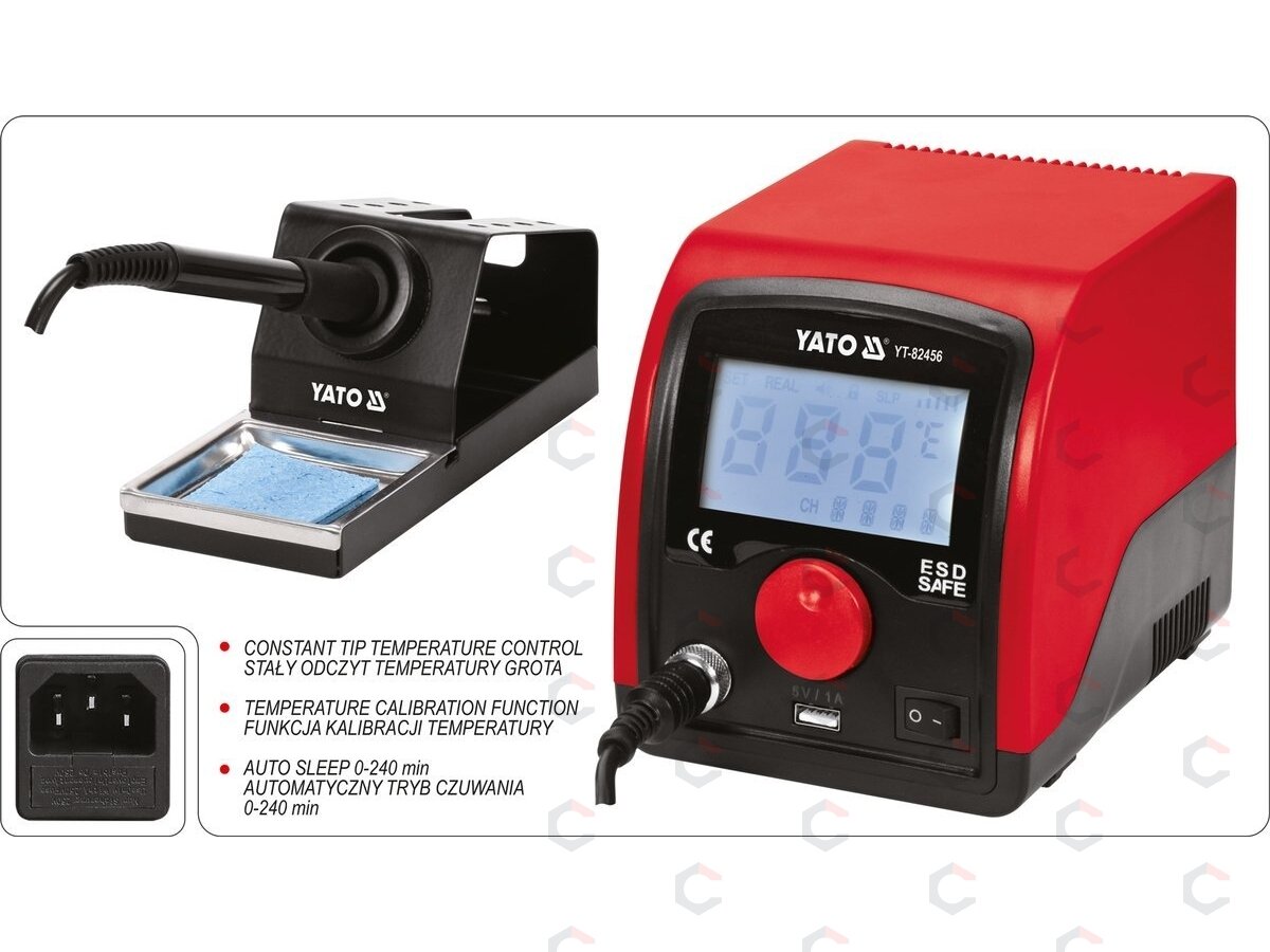 Litavimo stotelė 75W | LCD ekranas | 3,5″ tipas 900M (YT-82456) 4 Litavimo stotelė 75W | LCD ekranas | 3,5″ tipas 900M (YT-82456) 4