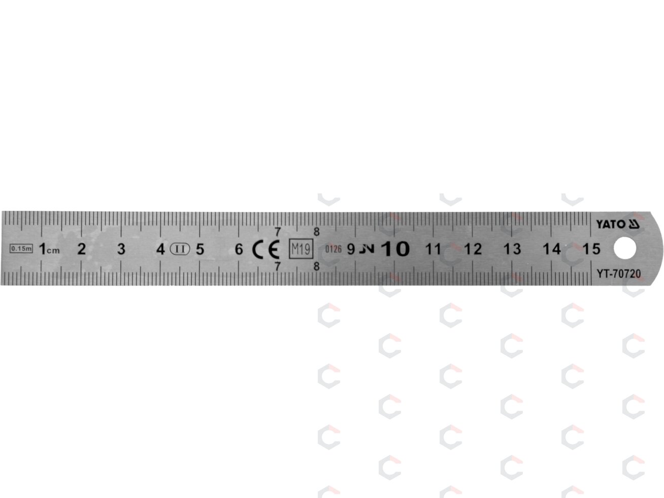 Liniuotė plieninė | SS | 150 mm (YT-70720) Liniuotė plieninė | SS | 150 mm (YT-70720)