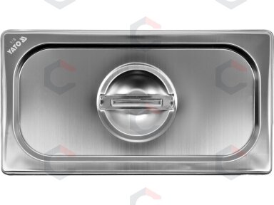 Dangtis nerūdijančio plieno GN 1/3 indui | 325 × 176 mm (YG-00372)
