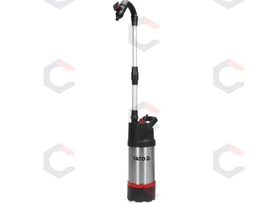 Lietaus vandens siurblys | su plūde | MULTI INOX 550 | automatinis išjungimas (YT-85287)