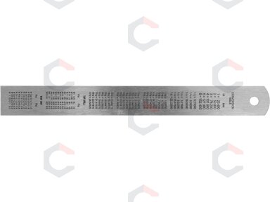 Liniuotė plieninė | SS | 150 mm (YT-70720)