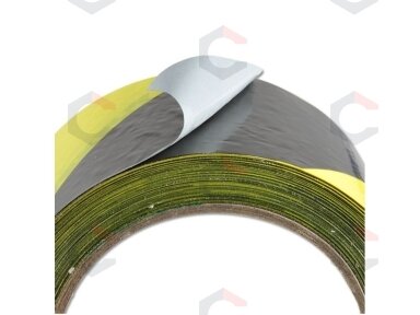 Lipni juosta įspėjama: juoda-geltona | 48 mm x 33 m (75231)