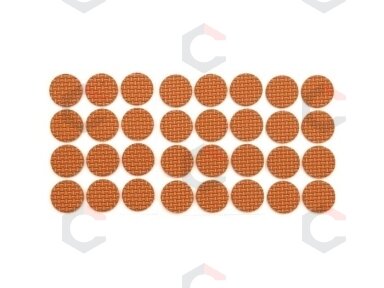 Lipnūs padukai baldams rudi 18mm/32vnt. (74881)