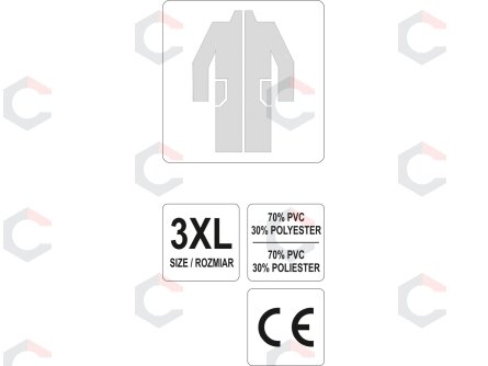 Lietpaltis CLOUDBURST | XXXL dydis (74633) 2 Lietpaltis CLOUDBURST | XXXL dydis (74633) 2