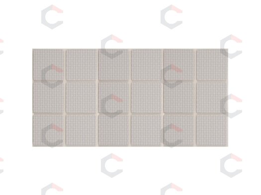 Lipnūs padukai baldams balti 25x25mm 18vnt. (74902) Lipnūs padukai baldams balti 25x25mm 18vnt. (74902)