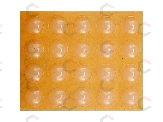 Lipnūs padukai baldams silikoniniai skaidrūs 10mm 20vnt. (74911) 1 Lipnūs padukai baldams silikoniniai skaidrūs 10mm 20vnt. (74911) 1