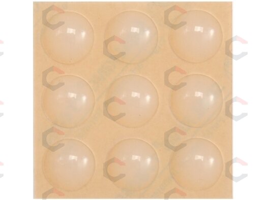 Lipnūs padukai baldams silikoniniai skaidrūs 15mm 9vnt. (74913) Lipnūs padukai baldams silikoniniai skaidrūs 15mm 9vnt. (74913)