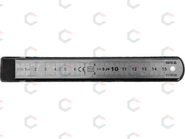 Liniuotė plieninė | SS | 150 mm (YT-70720) 2