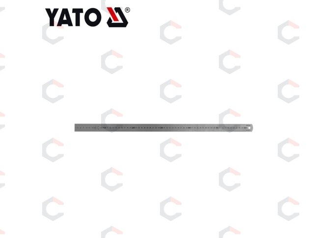 Liniuotė plieninė | SS | 600 mm (YT-70723) Liniuotė plieninė | SS | 600 mm (YT-70723)