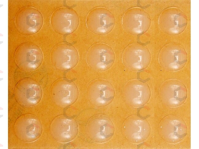 Lipnūs padukai baldams silikoniniai skaidrūs 10mm 20vnt. (74911) Lipnūs padukai baldams silikoniniai skaidrūs 10mm 20vnt. (74911)