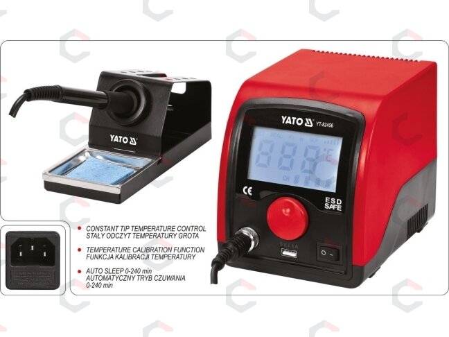 Litavimo stotelė 75W | LCD ekranas | 3,5″ tipas 900M (YT-82456) 4 Litavimo stotelė 75W | LCD ekranas | 3,5″ tipas 900M (YT-82456) 4