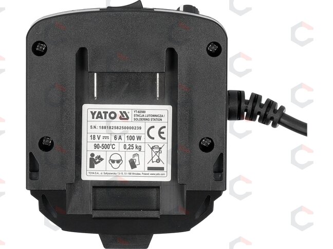 Litavimo stotelė C245 18V | be baterijos (YT-82500) 6 Litavimo stotelė C245 18V | be baterijos (YT-82500) 6