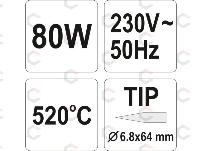 Lituoklis | 80W (YT-8273) 2 Lituoklis | 80W (YT-8273) 2