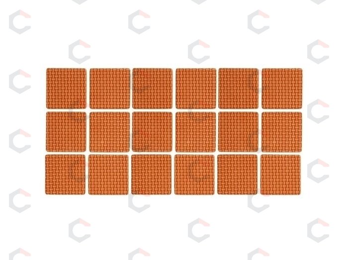 Lipnūs padukai baldams rudi 25x25mm 18vnt. (74892) Lipnūs padukai baldams rudi 25x25mm 18vnt. (74892)
