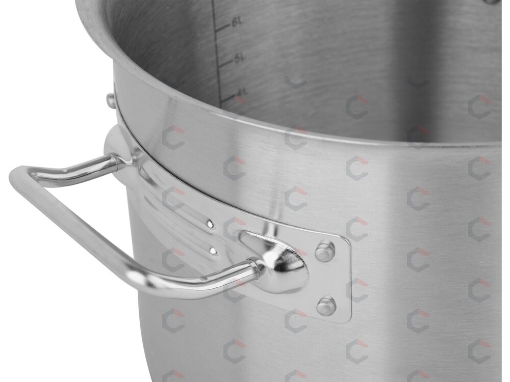 Žemas nerūdijančio plieno puodas su dangčiu | Ø 30 cm | 300 × 200 mm | 14 l (YG-00047) 2 Žemas nerūdijančio plieno puodas su dangčiu | Ø 30 cm | 300 × 200 mm | 14 l (YG-00047) 2
