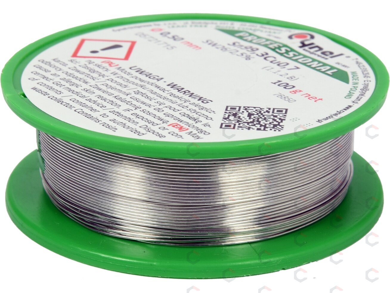Lydmetalis be švino | Ø 0.5 mm | 100g (76850) Lydmetalis be švino | Ø 0.5 mm | 100g (76850)