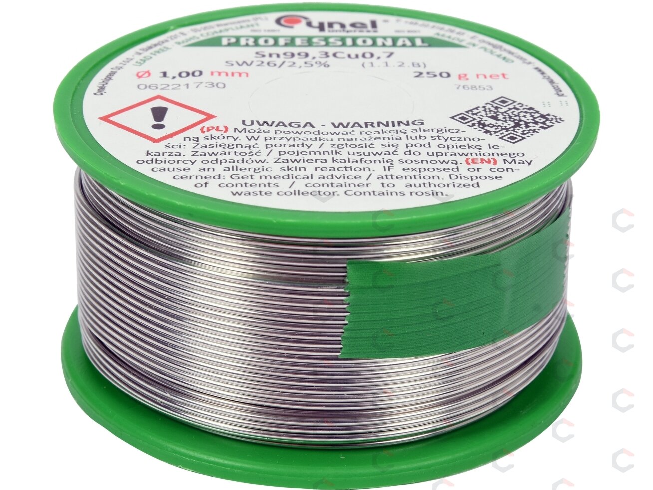 Lydmetalis be švino | Ø 1.0 mm | 250g (76853) Lydmetalis be švino | Ø 1.0 mm | 250g (76853)