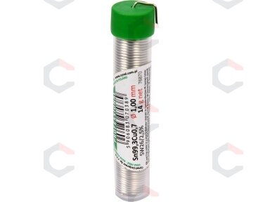 Lydmetalis be švino | buteliuke | Ø 1.0 mm | 14g (76870)