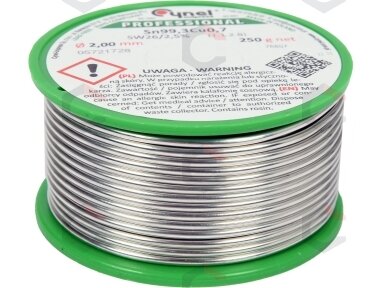 Lydmetalis be švino | Ø 2.0 mm | 250g (76857)