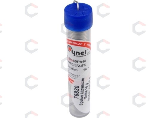 Lydmetalio viela tūtelėje – Ø1,0 mm | 16 g | Sn60Pb40, su fliusu (76830) 1 Lydmetalio viela tūtelėje – Ø1,0 mm | 16 g | Sn60Pb40, su fliusu (76830) 1