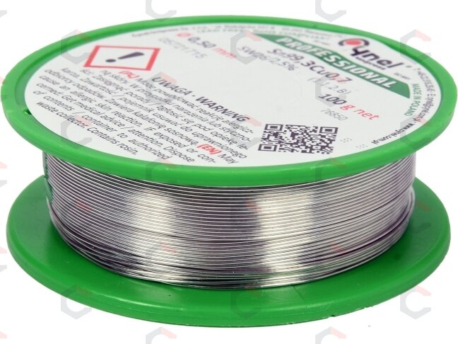 Lydmetalis be švino | Ø 0.5 mm | 100g (76850) Lydmetalis be švino | Ø 0.5 mm | 100g (76850)