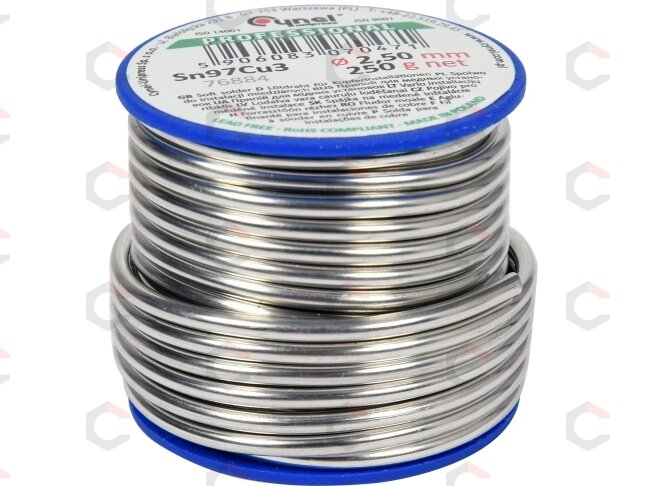 Lydmetalis minkštas | Ø 2.5 mm | 250g (76884)