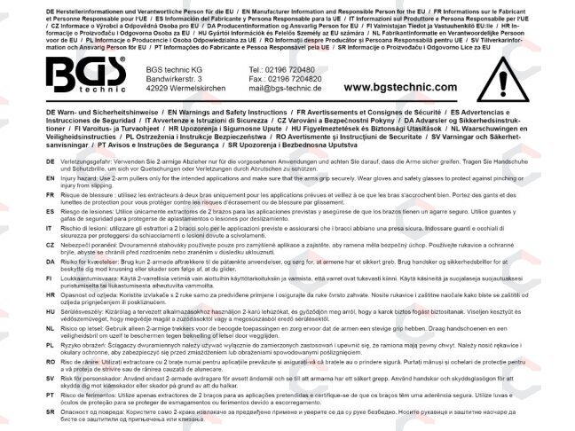Lygiagretus traukiklis | dvikojis | 19 - 35 mm (74521) 4 Lygiagretus traukiklis | dvikojis | 19 - 35 mm (74521) 4