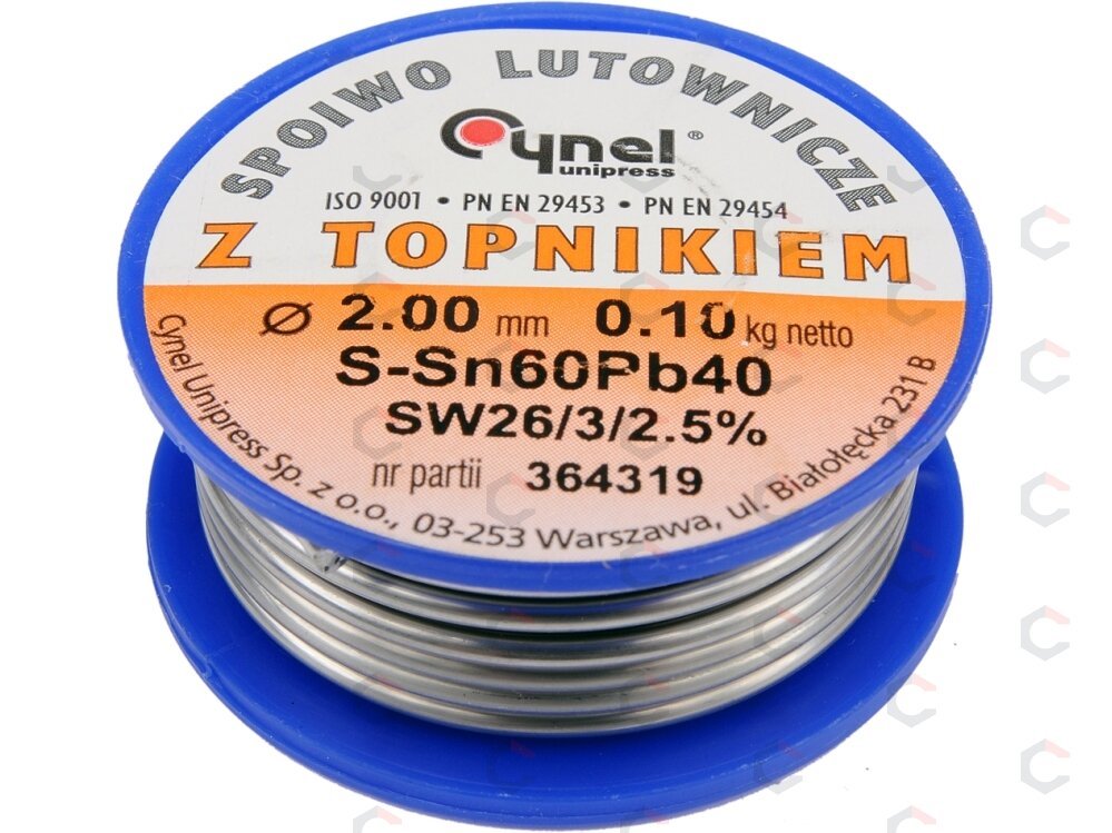 Lydmetalio viela Ø 2,00mm. 100g su fliusu (76818) 1 Lydmetalio viela Ø 2,00mm. 100g su fliusu (76818) 1