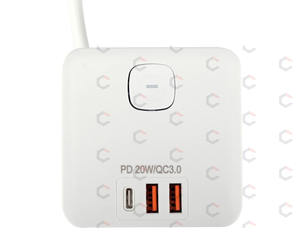 Maitinimo laidas/ilgintuvas su įžeminimu kubo formos | 5 lizdai + USB | 1,0 mm2 | 1.4 m (72480) 2 Maitinimo laidas/ilgintuvas su įžeminimu kubo formos | 5 lizdai + USB | 1,0 mm2 | 1.4 m (72480) 2