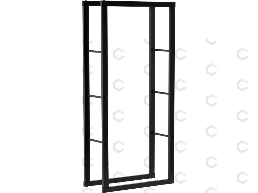Malkų stovas plieninis | 60X25X100 cm (33313) Malkų stovas plieninis | 60X25X100 cm (33313)
