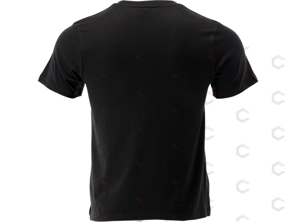 Marškinėliai BASIC klasikiniai | juodi | 100% medvilnė | 3XL dydis (YT-78475) 3