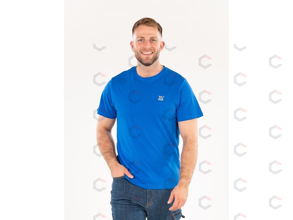 Marškinėliai BASIC | mėlyni | 100% medvilnė | 2XL dydis (YT-78498) 1 Marškinėliai BASIC | mėlyni | 100% medvilnė | 2XL dydis (YT-78498) 1