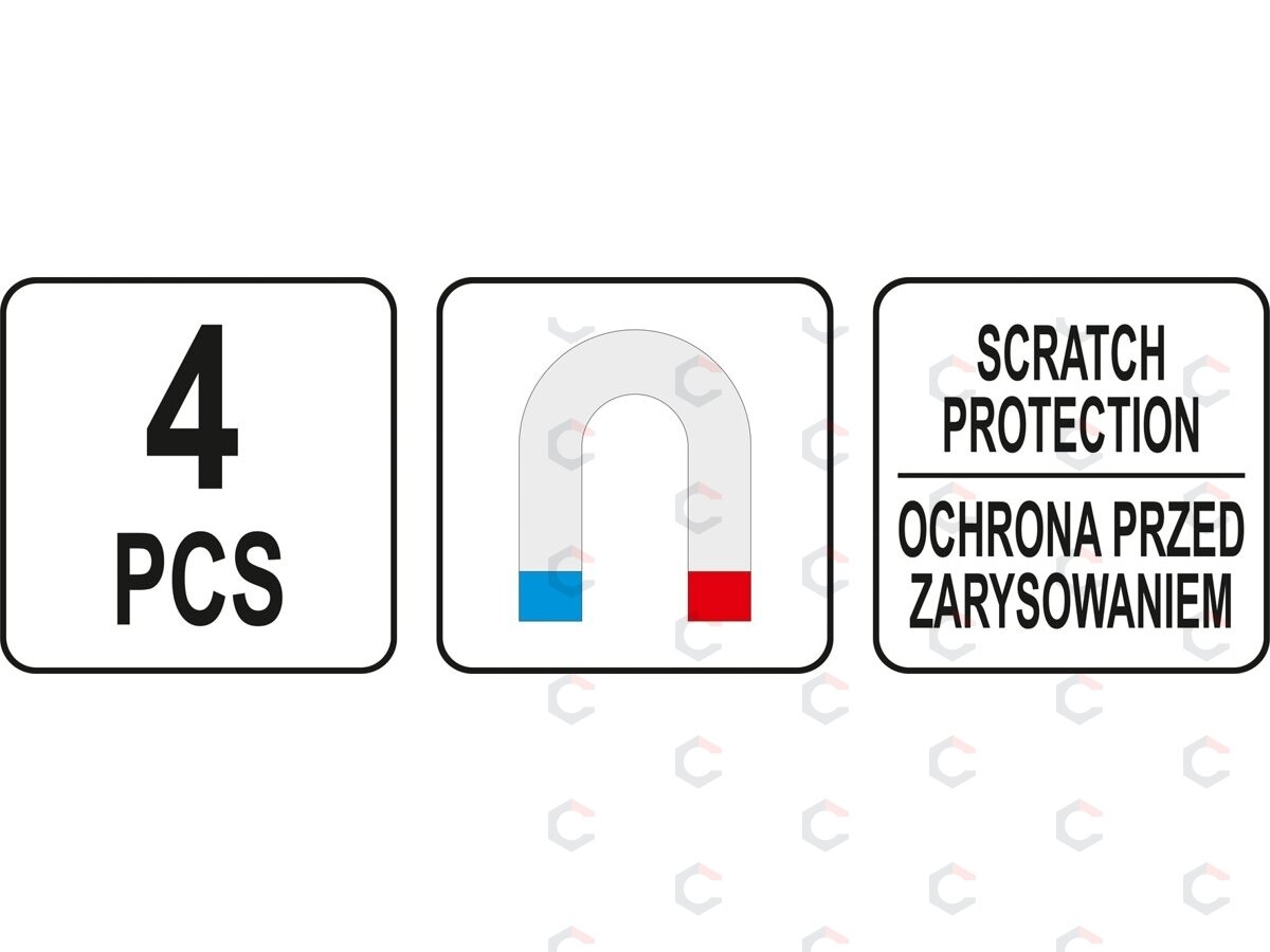 Magnetinių lentynų rinkinys | 4 vnt. (YT-08682) 4 Magnetinių lentynų rinkinys | 4 vnt. (YT-08682) 4