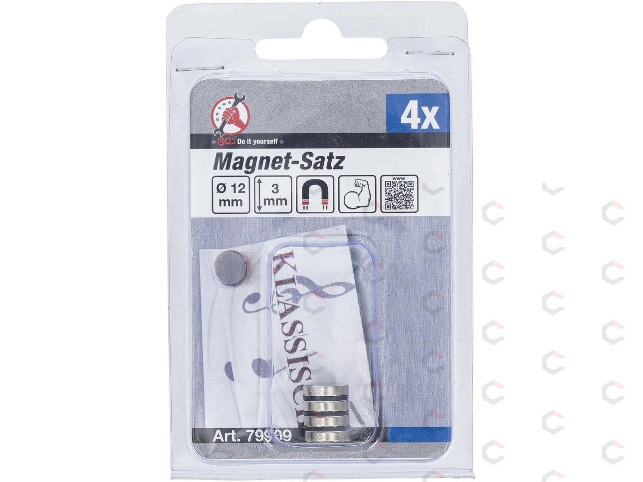 Magnetų rinkinys | ypač stiprūs | Ø 12 mm | 4 vnt. (79909) 1 Magnetų rinkinys | ypač stiprūs | Ø 12 mm | 4 vnt. (79909) 1