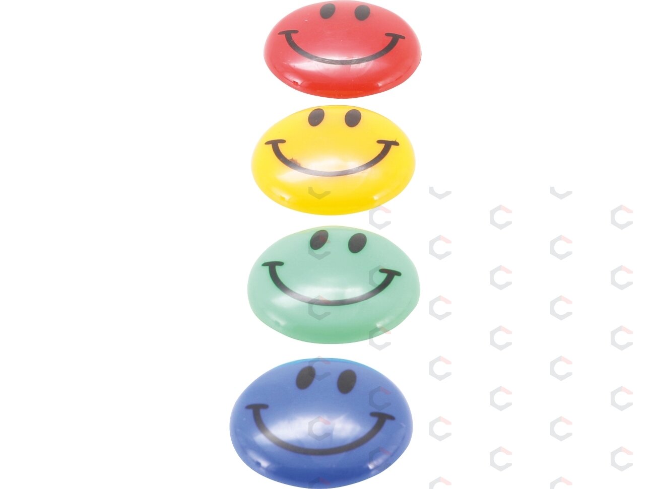 Magnetų rinkinys | "Šypsokis" | Ø 40 mm | 4 vnt. (85812) 3 Magnetų rinkinys | "Šypsokis" | Ø 40 mm | 4 vnt. (85812) 3