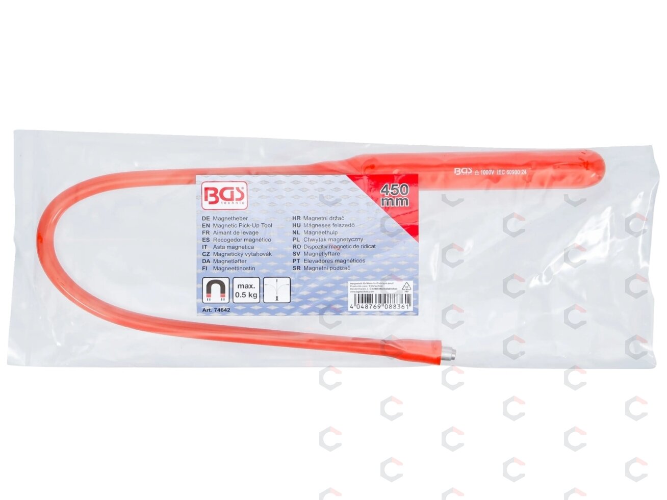 Magnetinis kėlimo įrankis lankstus | izoliuotas | 450 mm | kėlimo galia 0.5 kg (74642) 4 Magnetinis kėlimo įrankis lankstus | izoliuotas | 450 mm | kėlimo galia 0.5 kg (74642) 4