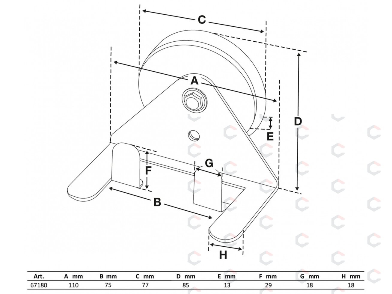Magnetinis laikiklis | dažymo pistoletams | su silikonine apsauga (67180B) 3 Magnetinis laikiklis | dažymo pistoletams | su silikonine apsauga (67180B) 3