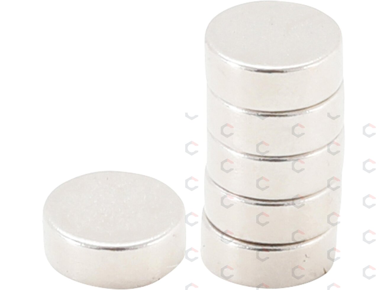 Magnetų rinkinys | ypač stiprūs | Ø 8 mm | 6 vnt. (79907) Magnetų rinkinys | ypač stiprūs | Ø 8 mm | 6 vnt. (79907)