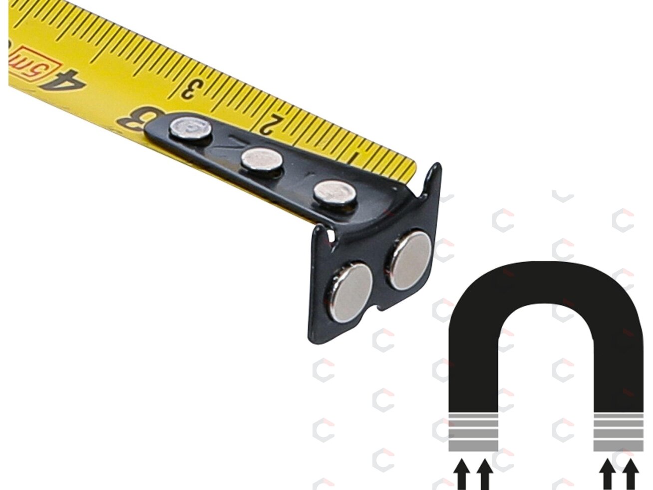 Matavimo ruletė | 19 mm x 5 m (74351) 4 Matavimo ruletė | 19 mm x 5 m (74351) 4